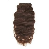 Lakihair  Clip Ins 9A Brazilian Virgin Hair Body Wave Hair Extension